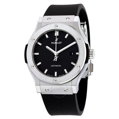 hublot classic fusion black dial